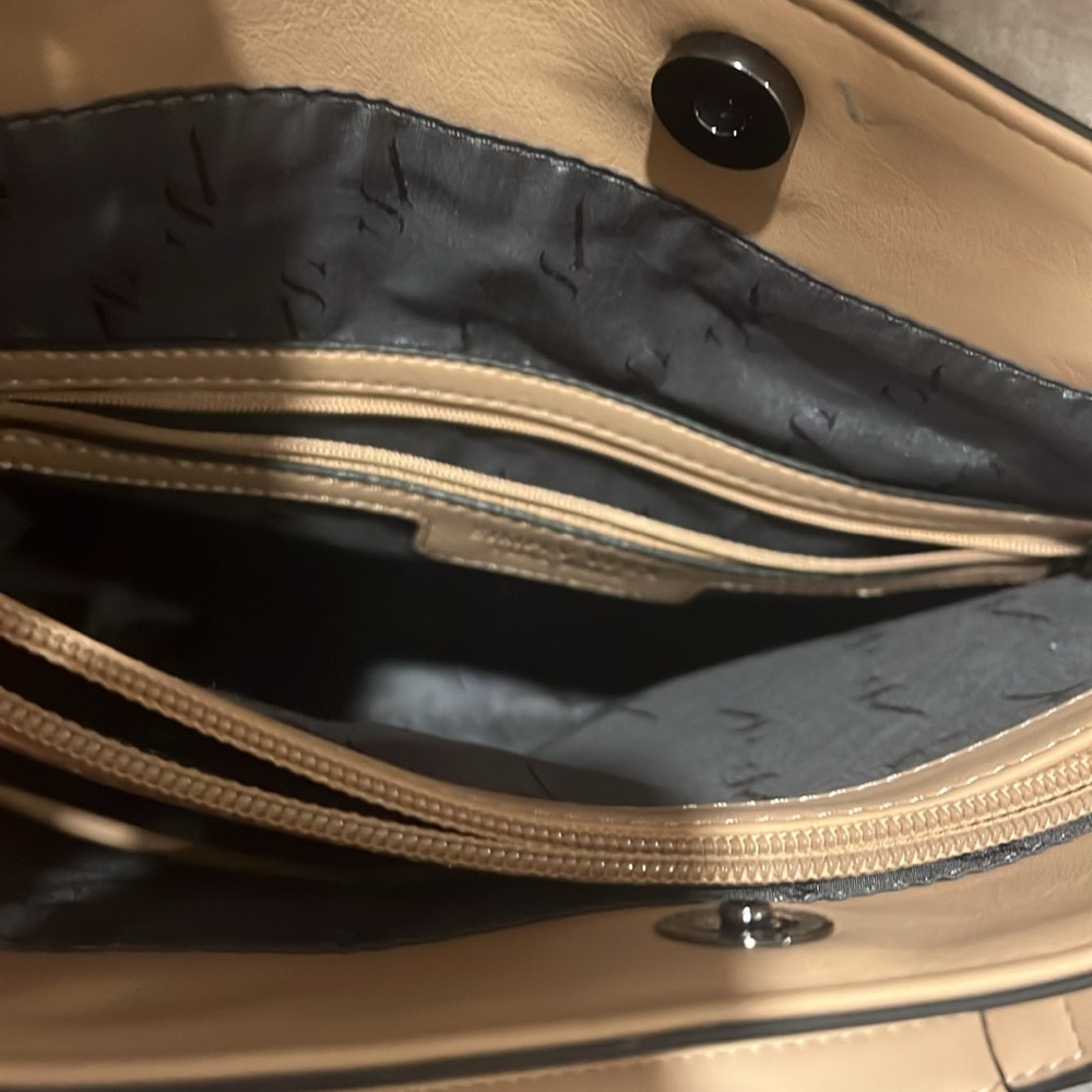 Simply Vera Vera Wang Beige Woven Tote Bag - Picture 12 of 14